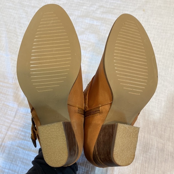 Anthropologie Stivali Maipore‎ Western Ankle Boots Brune 37/ US 6.5/7 - Picture 10 of 10